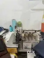 Overlock 5 thread and folding
