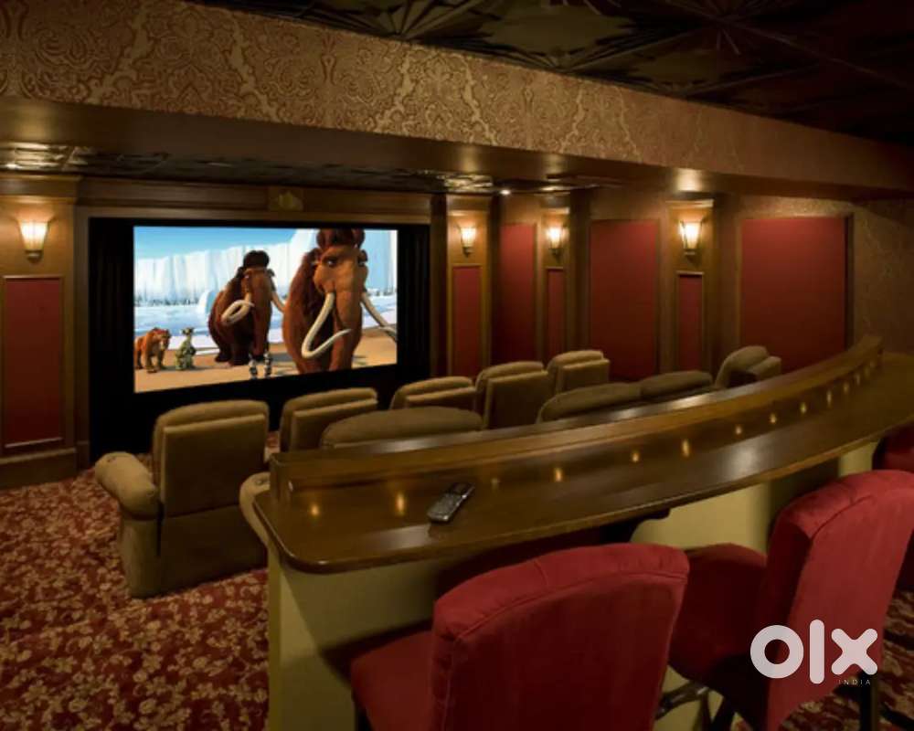 വീട്ടിൽ 5.1 ഹോം തിയേറ്റർ സിസ്റ്റം & പ്രോജെറ്റർ ഫിറ്റിങ്