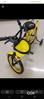Brand new Hero Rush kids' bicycle, likely a 12T model with cycle pump
