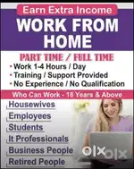 Work form home part time / full time