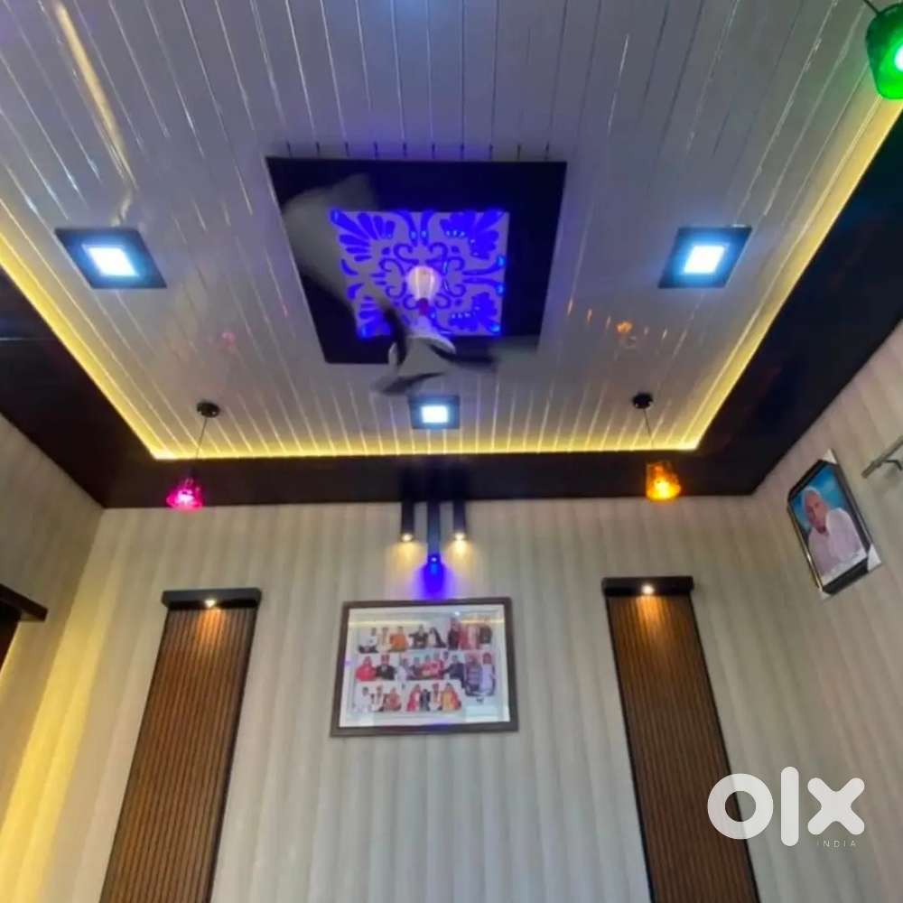 All pop pvc panels uv seet gypsum ceiling All interior decor Lucknow