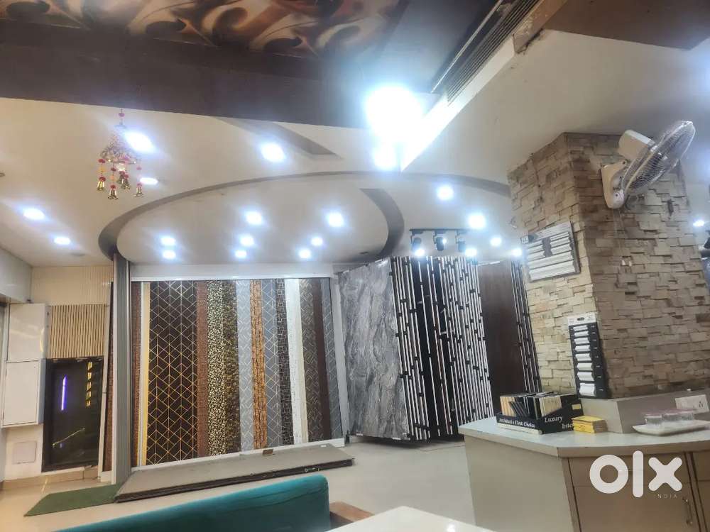 SALES GIRL IN PLYWOOD SHOWROOM