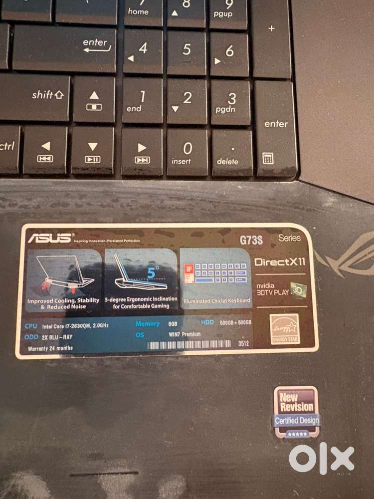 Asus g73s gaming laptop