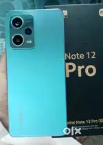 256gb Redmi Note 12 Pro Bill Box Charger Top Conditon Fix Rate 11500