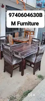 Brand new solid wood 4 seater daining table at very affordable prices