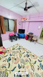 Our 1BHK flat is spacious with large room sizes & corss ventilation