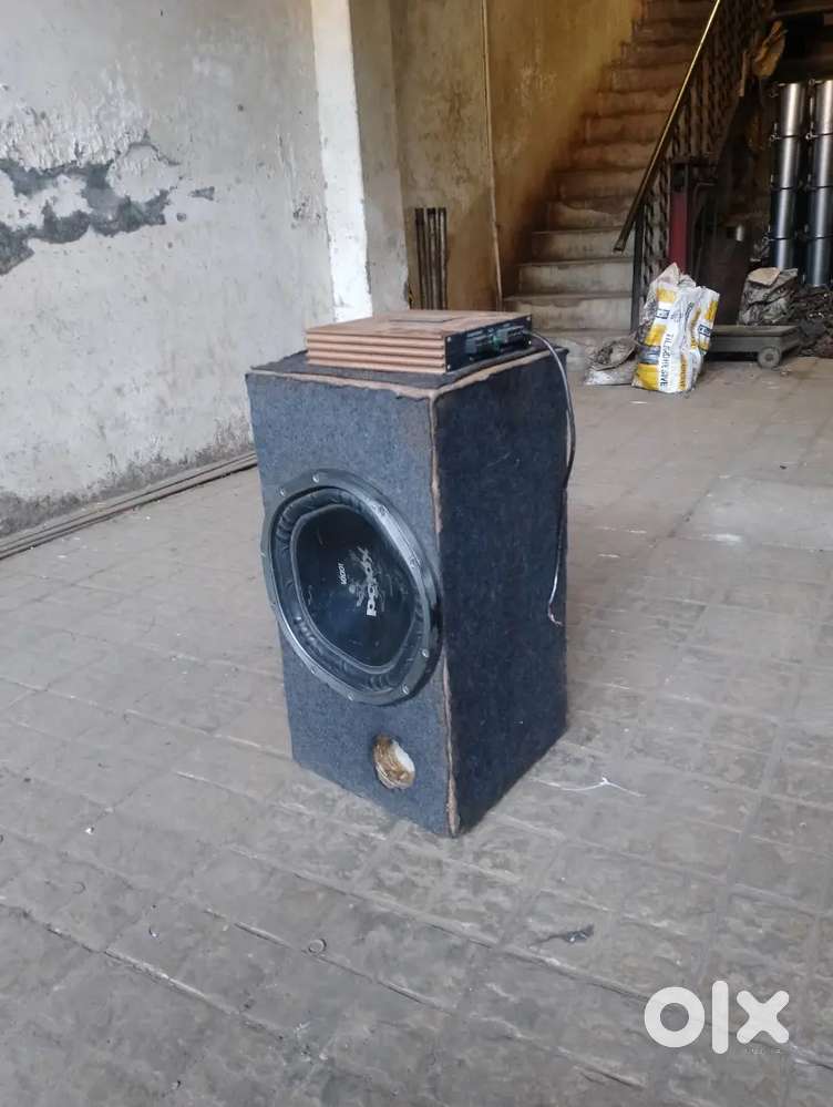 Bass with amplifier..