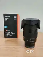Sony 24 70 f2.8 G master lens