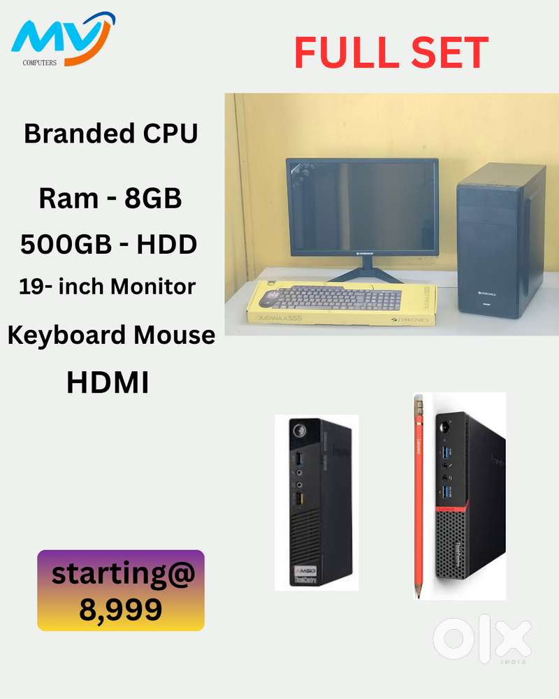 Desktop Laptop Sales & Service  CPU - Branded