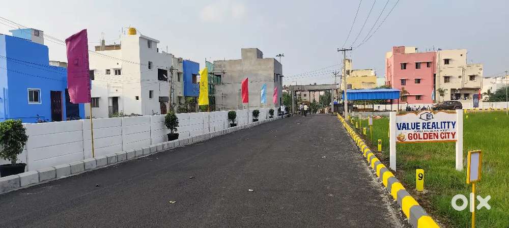 #AGARAMTHEN EAST TAMBARAM PRIME LOACTION PLOTS FOR SALES @80% BANKLOAN