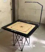 Champion Size Carrom Board with Stand & Lamp Stand – ₹5000 Only!