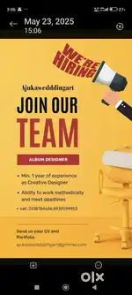 Need album designer for our wedding photography team