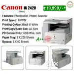 Canon IR2420 Refurbished A3 Photocopier Machine Xerox Machine