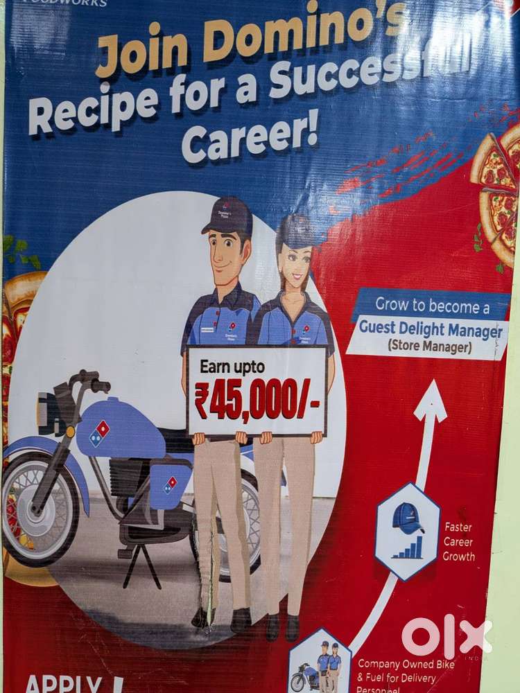 Delivery boy, pizza maker, order taker