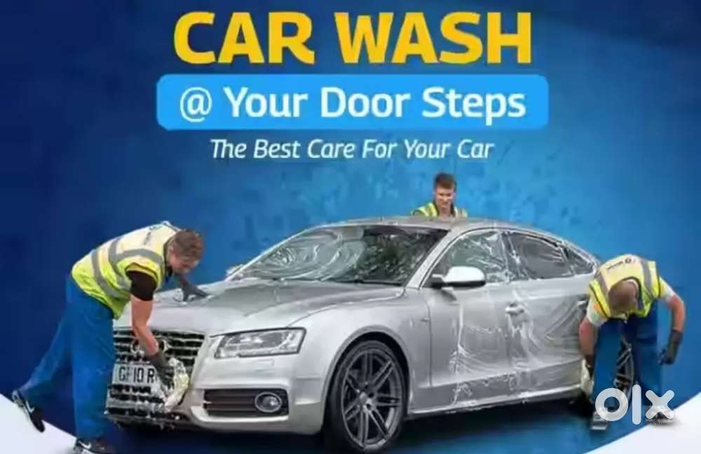 Car washing and teflon home service bike/scooty must petrol cost incld