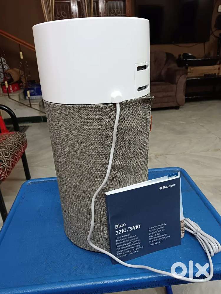 Blue air purifier