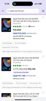 Apple ipad 9th gen 64gb