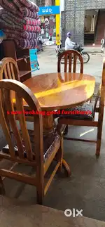WOODEN DAINING 4cher sath .all type available