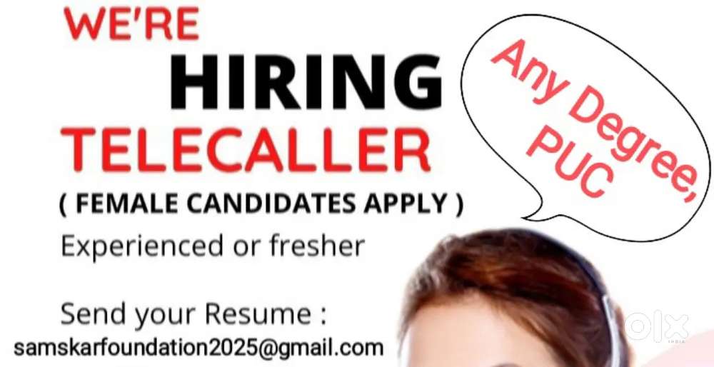 Telecalling and receptionist