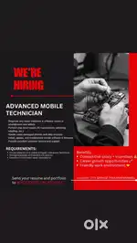 WE'RE HIRING ADVANCED MOBILE TECHNICIAN