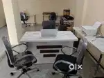 1 office counter table 5 normal table and 6 office chair