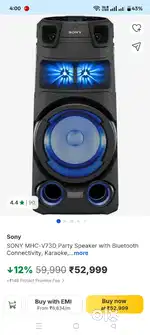 Sony original speaker v73D brand new unused