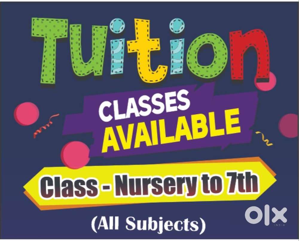 Class I to VII tuition available