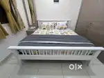 Barely used Wakefit kairavi King size Bed + Wakefit Mattress for sale