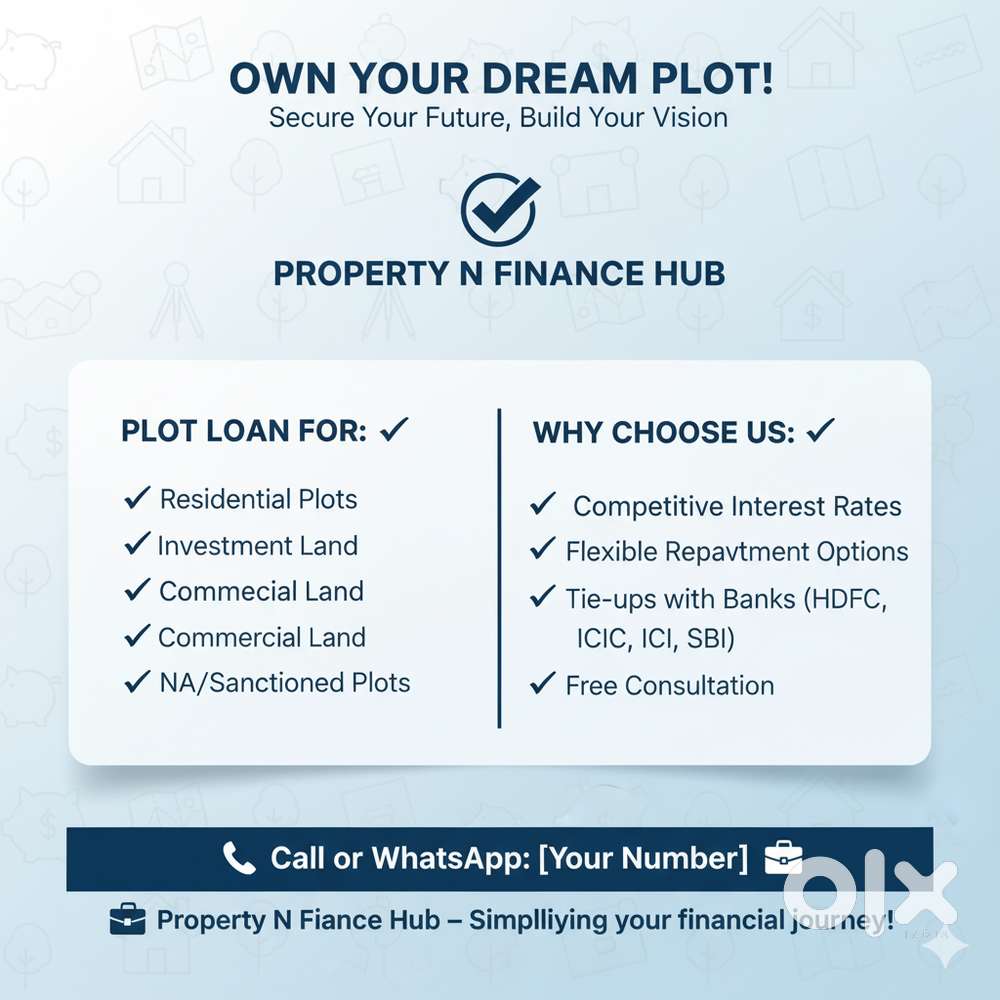 LOAN FOR PLOT PURCHASE
