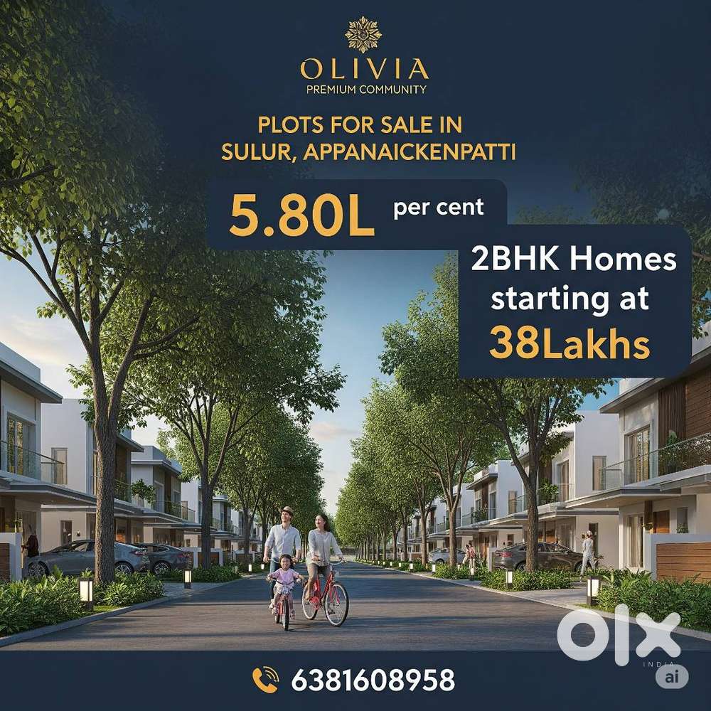 1 Cent Premium Plots For Sale For Sulur.