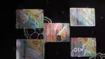 Super rare pokemon card + 2 rare cards + 2 tag team cards
