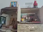 Wooden storage shelf