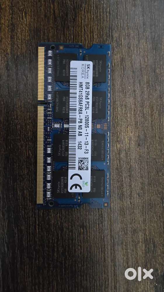 DDR3 laptop Ram 8 gb