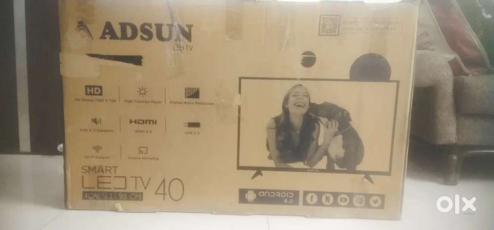 Adsun 40 Smart LED TV  Android Wi-Fi  HD Ready Excellent Condition