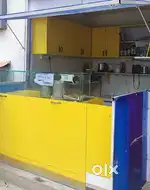 Counter table and cup boards for commercial use