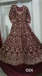 Heavy Zardozi Tail Gown