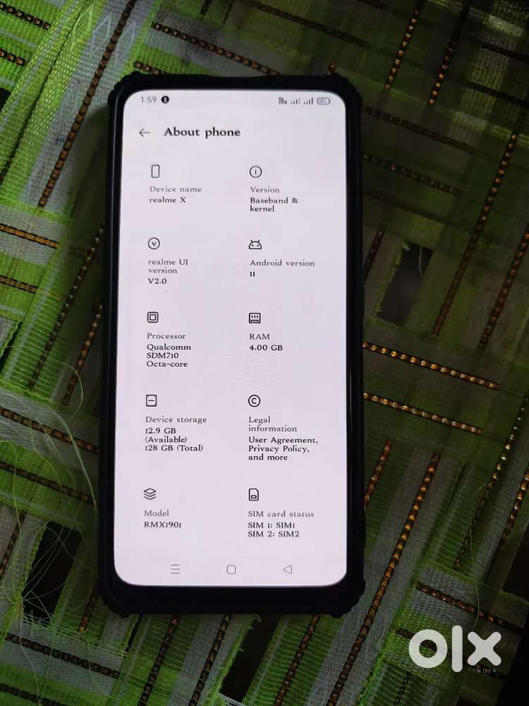 Realme x 4 128