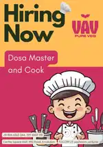 dosa Master and cook vacancy