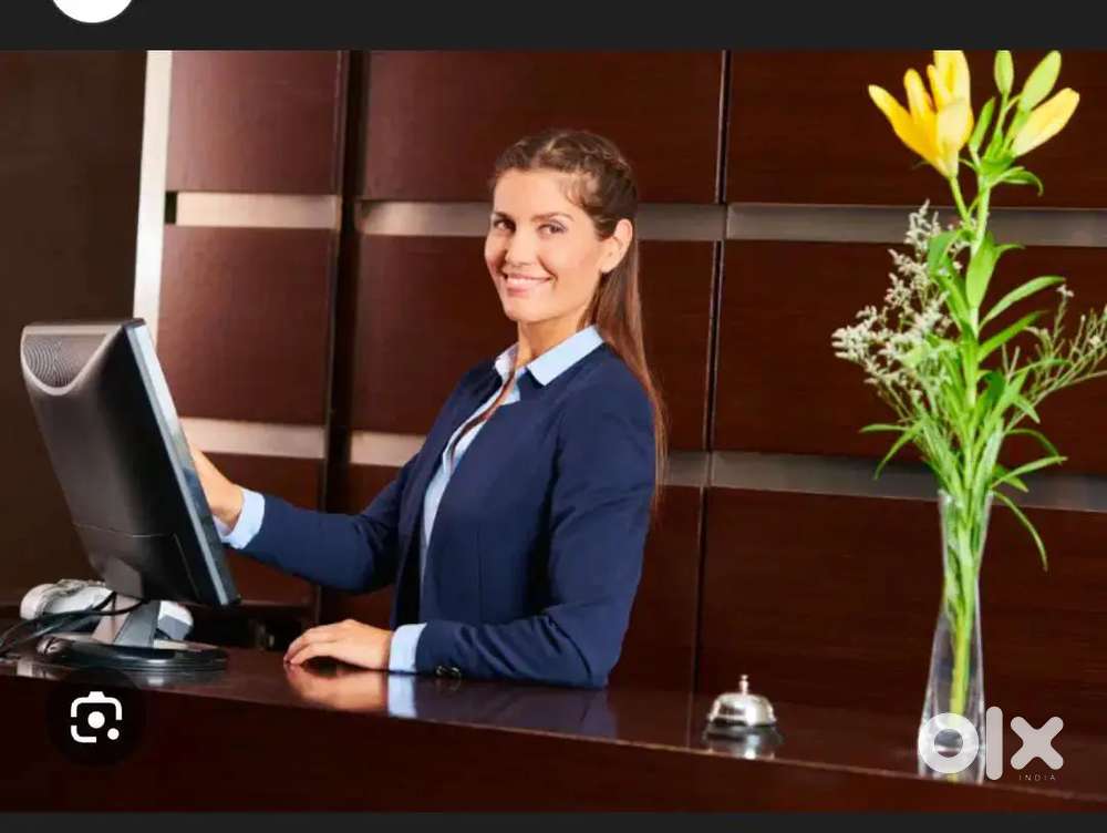 Smart good looking receptionist girl requirement
