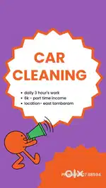Doorstep கார் cleaning