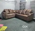 Box l shape sofa set in perimum quality available in Starf furniture