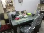 Wooden dining table