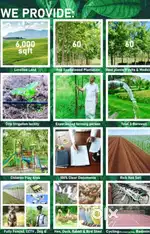 6534sqft With WEEKEND Home and Managed Farm land just 349/-