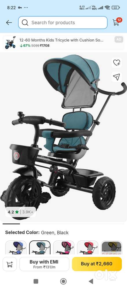 Kid Cycle for below 5 years