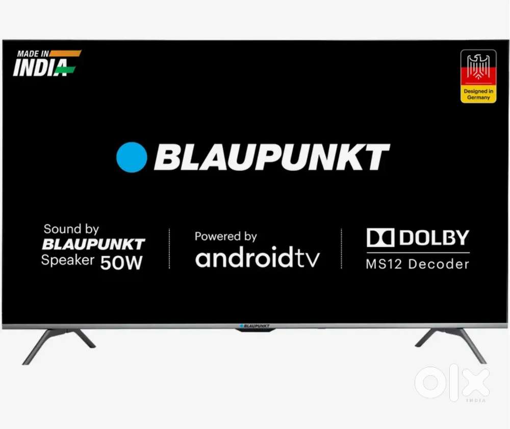 “43” Blaupunkt 4K Android TV – Excellent Condition  50W Speakers