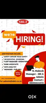 Wanted - Fleet Supervisor & Manager