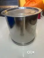 Steel drum with lid, Idli maker, pressure cooker