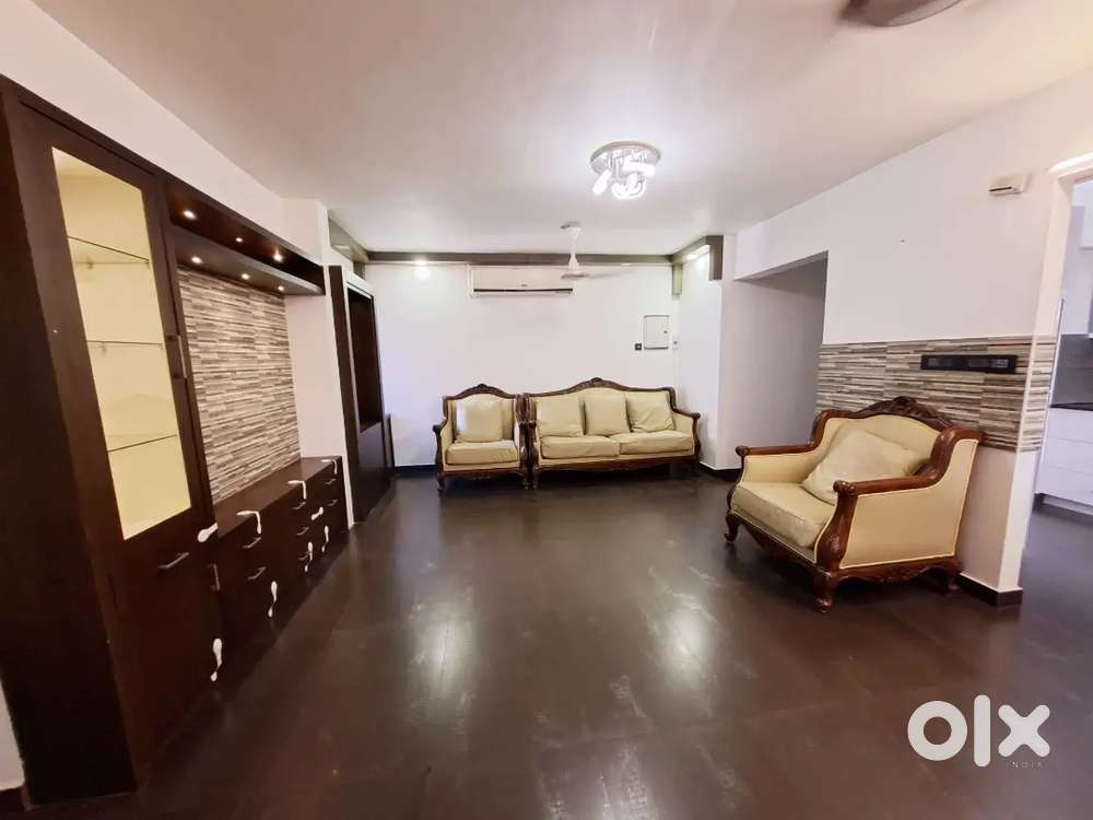 Kowdiar, Elegantly Furnished 3BHK Flat for rent, Posh Luxurious Flat