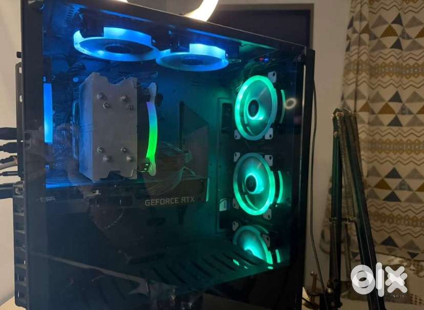 Gaming pc rtx 3050 8gb cpu desktop computer setup