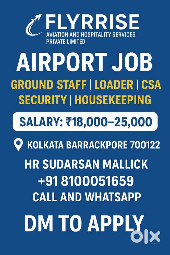 Back office job in barrackpur